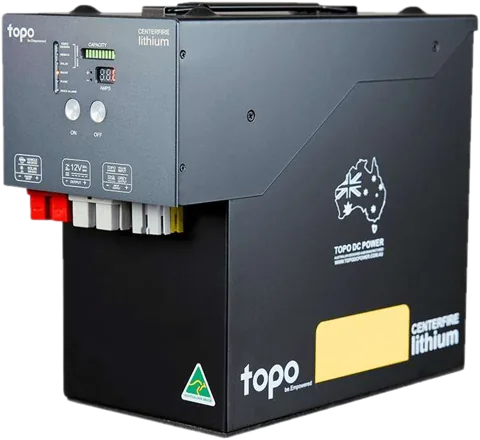 Topo Centerfire CF100 12V dual battery system